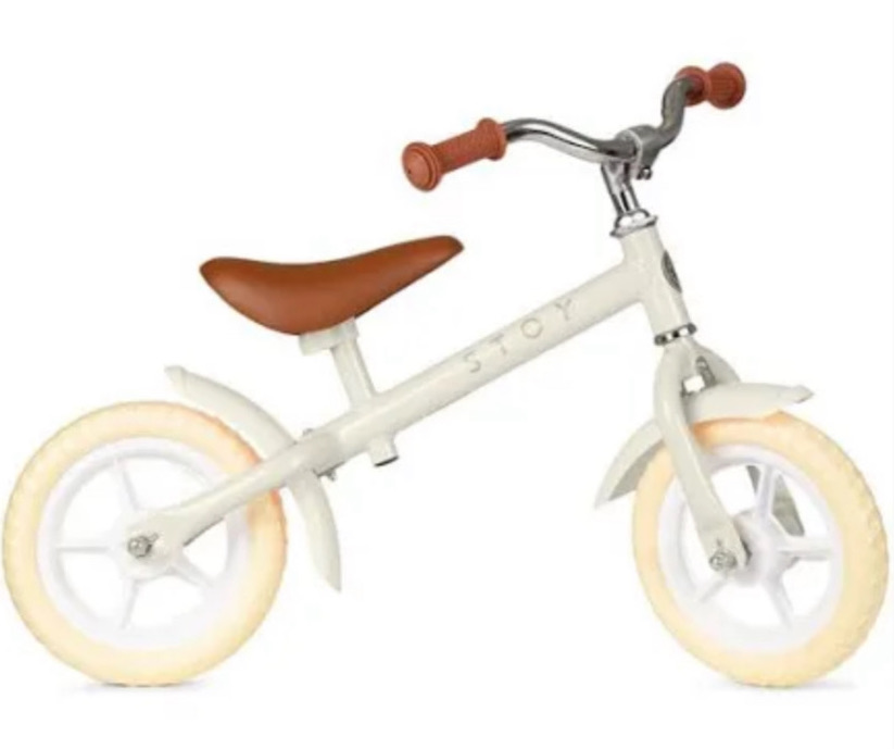 Stoy 10" Vintage Balance Bike White