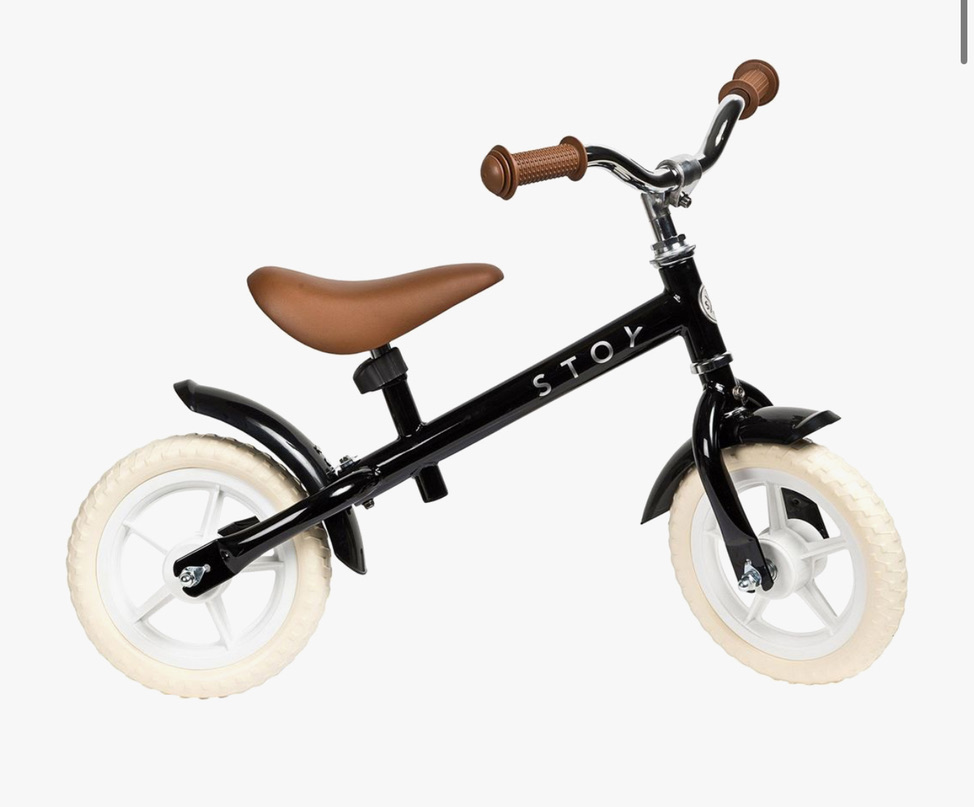 Stoy 12'' Vintage Balance Bike Black